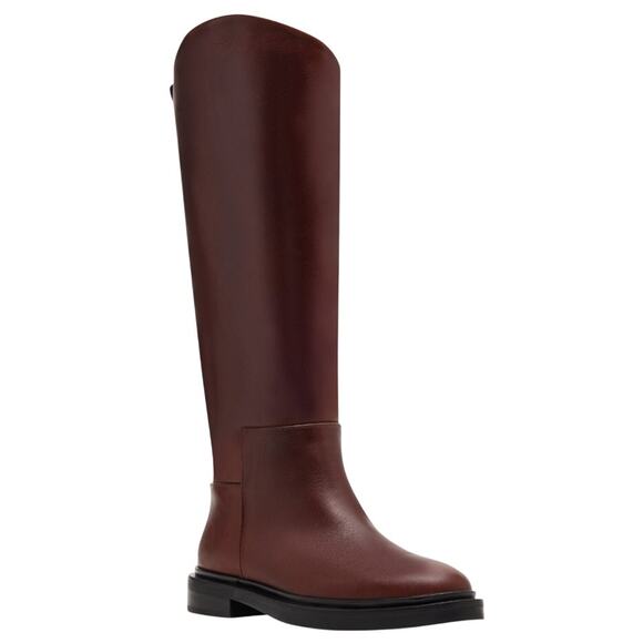Steve Madden Womens Gaige Knee High Boots US 9.5 M Brown Leather NIB - Picture 1 of 11